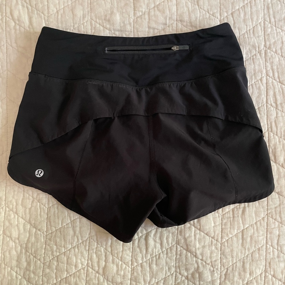 lululemon athletica Women's Black Athletic Shorts hotty size 2